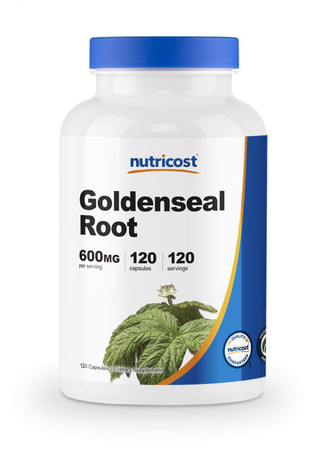 Nutricost Goldenseal capsules bottle front
