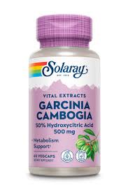 Solaray Garcinia Cambogia herbal supplement capsules bottle