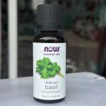 NOW Solutions Basil Essential Oil 100% pure aromatherapy oil for focus
