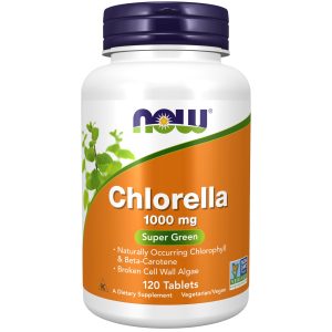 NOW Chlorella 1000 mg tablets green superfood dietary supplement in Ghana