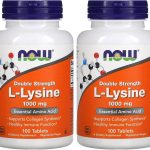 NOW Double Strength L-Lysine 1000 mg tablets immune support supplement in Ghana