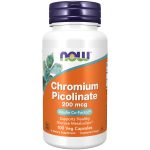 now chromium picolinate 200 mcg supplement bottle