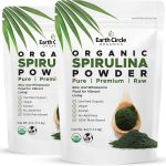 Earth Circle Organics spirulina powder organic green superfood