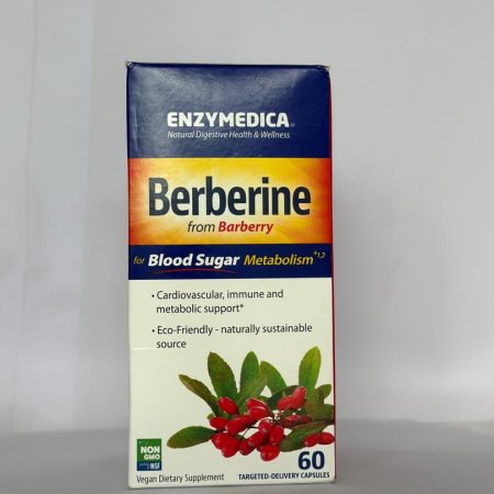 Enzymedica Berberine blood sugar support supplement bottle