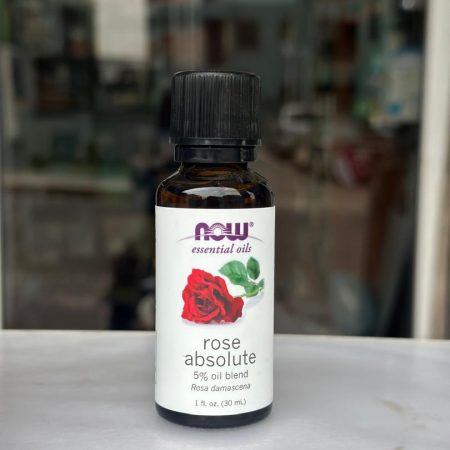 NOW essential oils rose absolute 5 percent blend in jojoba oil