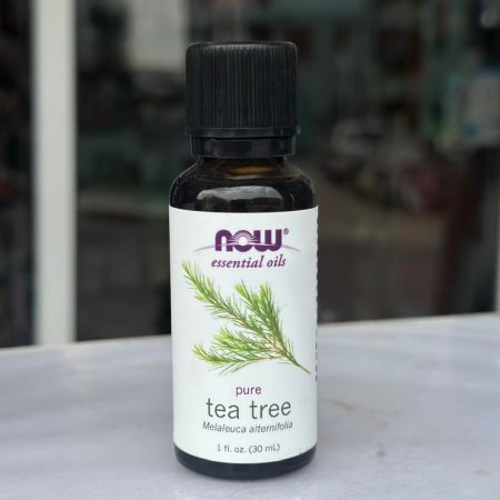 NOW Solutions Tea Tree Oil 100 percent pure essential oil bottle