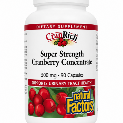 Natural Factors CranRich Cranberry Concentrate 500mg 90 Capsules Ghana