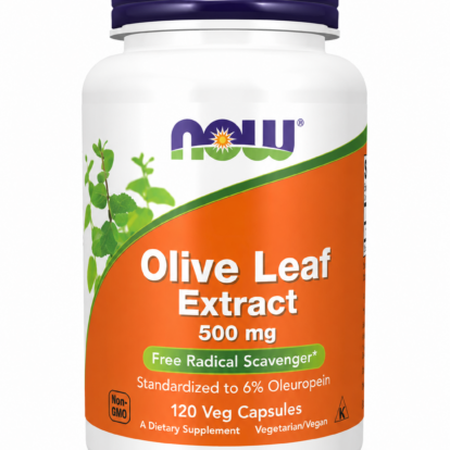 NOW Olive Leaf Extract 500mg 120 Veg Capsules